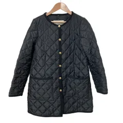 美品 TRADITIONAL WEATHERWEAR トラディショナルウェザーウェア ARKLEY W/D HOOD キルティングコート ジャケット サイズ32 ブラック レディース 古着 中古 USED