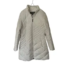  Eddie Bauer エディーバウアー ダウンコート ダウンジャケット ホワイト サイズL【Z1765】
