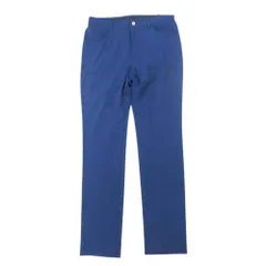 美品 BEAMS GOLF ビームスゴルフ ストレッチ パンツ スラックス トラウザー ストレート ゴルフウェア M 紺 ネイビー メンズ 古着 中古 USED