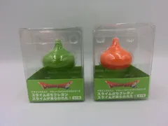 【TAKA73-14】◇未開封 ドラクエ ドラゴンクエスト アミューズメントグッズシリーズ スライムぷちクレヨン スライムがあらわれた 橙(オレンジ) ＋ 緑(グリーン) 2個セット