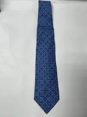 GIVENCHY ネクタイ 青 幾何学模様 4Gロゴ スーツ 新社会人 ギフト