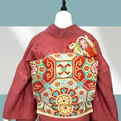 袋帯　六通袋帯　セミアンティーク