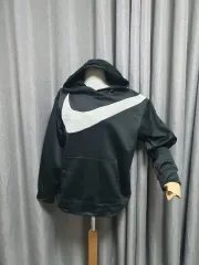 L NIKE 起毛 フード付きTシャツ
