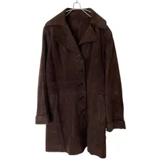 【美品】CECI OU CELA セシオセラ スエードコート ブラウン サイズ40【Z1765】