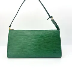 ルイヴィトン M52994 エピ ポシェット アクセソワール アクセサリーポーチ ボルネオグリーン ハンドバッグ レザー