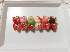 猫チャーム84 ぐで猫 デザート チェリー いちごババロアシリーズ 1個