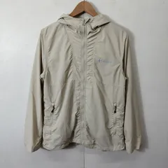 Columbia コロンビア ヘイゼン ジャケット ナイロン マウンテンパーカー アウトドア ロゴ 刺繍  レディース S ベージュ系 B393