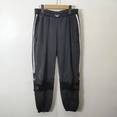 adidas originals アディダス オリジナルス トレフォイル トラック スウェット パンツ Trefoil Sweat Pants 裏起毛 スポーティ メンズ M ブラック系 B394