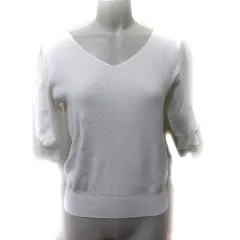 プロポーション ボディドレッシング PROPORTION BODY DRESSING カットソー 五分袖 FR 白 ホワイト /YI