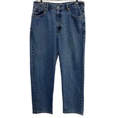 Levi's550 デニムパンツ W34 ブルー リーバイス ジップアップ ゴールデンサイズ アメカジ デニム ジーンズ 2602-243