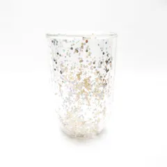 未使用 STARBUCKS スターバックス ホリデー2022 オーロラ ダブルウォール耐熱グラス 296ml スタバ SC10399B4 