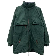 80s～90s Eddie Bauer マウンテンパーカー XL グリーン エディーバウアー 黒タグ GORE-TEX ダブルジップ アウター 春秋物 a802-5517