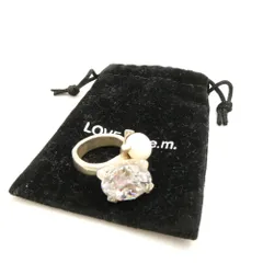 e.m. イーエム シルバーリング 11号 SILVER 銀 パール ジルコニア 指輪 アクセサリー レディース AU4083 