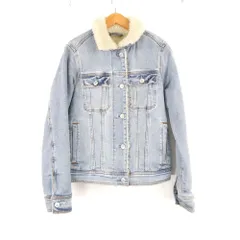 Abercrombie&Fitch アバクロンビー＆フィッチ デニムジャケット XS コットン ボア メンズ AN2831B3 