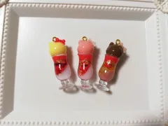 猫チャーム86 ぐで猫 じゃれ猫 デザート さくらんぼパフェシリーズ 1個