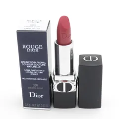 未使用 Christian Dior ディオール ルージュ ディオール バーム 586 リップ バーム 3.5g ディオールブルーム サテン BY11595R