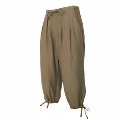 Aa29 Yohji Yamamoto POUR HOMME ヨウジヤマモト プールオム バルーンパンツ ワイドパンツ ボトムパンツ HD-P07-002 2サイズ ブラウン コットン100％ メンズo07tのサムネイル