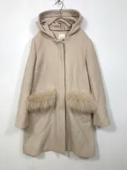 REDYAZEL レディアゼル マルチWAY フォックスファー コート sizeM/ベージュ  ◆■レディース