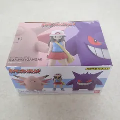 未開封 ポケモンスケールワールド リーフ＆ピクシー＆ゲンガー カントー地方 フィギュア バンダイ ポケットモンスター