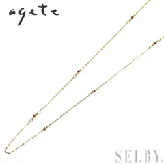 アガット/agete K10YG デザイン ネックレス