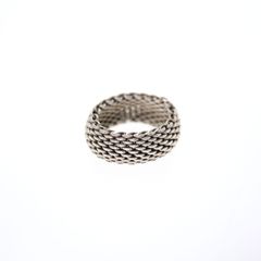 極美】 Tiffany&Co. サマセット メッシュ リング 13-14号 - メルカリ