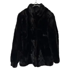  SAIKATSU サイカツ ミンクファーコート ミンクファージャケット ブラック サイズ13【Z1765】