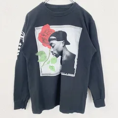 古着 used　2PAC　ツーパック　半袖バンドプリントTシャツ　ラップ　黒　ブラック　レトロデザイン　クルーネック　XSサイズ【値引き交渉OK！】