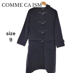 COMME CA ISM コムサイズム ダッフルコート ブラック サイズ9 レディース ウール