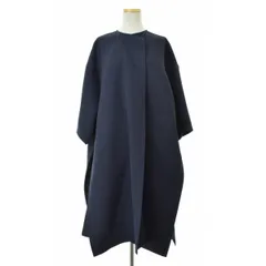 【mizuiro-ind】ダブルクロスウェザー ノーカラー ハーフスリーブ七分袖コート