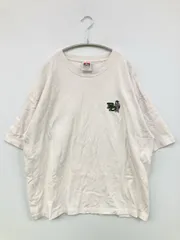 BEN DAVIS Tシャツ/カットソー LARGE アイボリー ワンポイント ブランドロゴ 刺繍 ミドル丈 半袖 クルーネック(丸首)