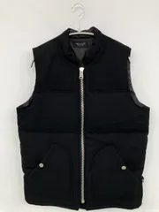 Rhythm of Life ダウンベスト L ブラック 無地 フードなし