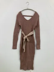 LIP SERVICE ワンピース M ブラウン