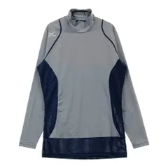 サイズ：XL MIZUNO GOLF ミズノゴルフ 52MJ7001 ハイネック長袖インナーTシャツ  ネイビー系 [240101624153] ゴルフウェア メンズ ストスト