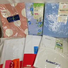 敷布団 (ふとん)カバー   6枚まとめ売り♪ 花柄 ドット柄  昭和 レトロ  未使用  長期保管 現状品  S890