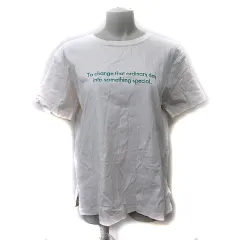 カスタネ Kastane Tシャツ カットソー 半袖 刺繍 M ベージュ /YI