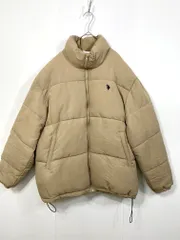 U.S. POLO ASSN.ユーエスポロアッスン 定価11000円 ファイバー ダウン ジャケット sizeL/ベージュ  ◆■レディース