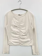 ZARA Tシャツ/カットソー M アイボリー
