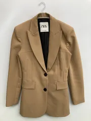 ZARA テーラードジャケット M ベージュ