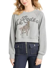 サンク セプト レディース アウター パーカー・スウェット スウェット シャツ Cinq Sept Jennifer Le Rodeo Pullover Sweatshirt Heather Grey グレー