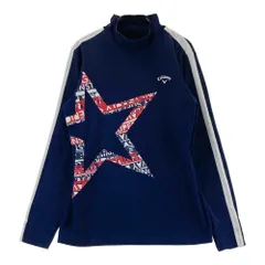 サイズ：M CALLAWAY キャロウェイ  ハイネック 長袖Tシャツ  ネイビー系 [240101624746] ゴルフウェア レディース ストスト