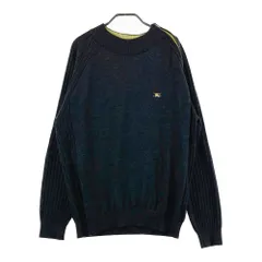 サイズ：LL BURBERRY GOLF バーバリーゴルフ  長袖ニットセーター  ブラック系 [240101626280] ゴルフウェア メンズ ストスト