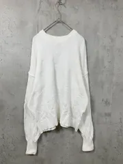 CIAOPANIC TYPY チャオパニックティピー TYZ1042205A0001 スウェットライク ニット セーター sizeONE/白 ■■レディース