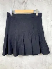 新品 ZARA ザラ 3920/555/800 ボックスプリーツニットミニ スカート sizeM/黒 ■■レディース