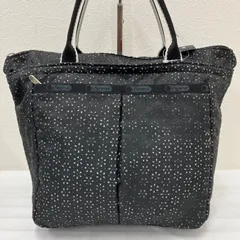 9525　LeSportsac　レスポートサック　トートバッグ　ハンドバッグ　ブラック　黒　水色　ライトブルー　花柄　フラワー　パンチング　レディース　軽量　カジュアル　シンプル
