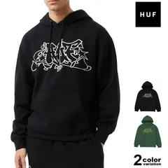 ハフ パーカー プルオーバー HUF OUTLINES  PULLOVER HOODIE スウェット ロゴ メンズ レディース [PF00796] huf ストリート スケート トップス