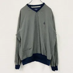 古着 used　90s　NAUTICA　ノーティカ　プルオーバーナイロンジャケット　ヴィンテージ　灰緑　モスグレイ　Mサイズ【値引き交渉OK！】