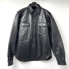 定18万 ウエストライド ディアスキン レザーシャツ S 鹿革 WESTRIDE
