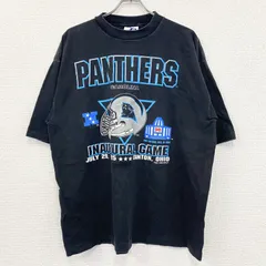 古着 used　90s　LOGO ATHLETIC　NFL　半袖プリントTシャツ　シングルステッチ　黒　ブラック　XLサイズ【値引き交渉OK！】
