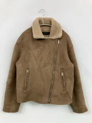 ZARA BASIC ムートンコート XS ブラウン