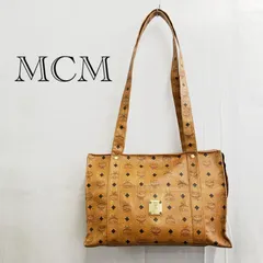 MCM エムシーエム ヴィセトス ショルダー ヴィンテージ ロゴグラム ボストンバッグ 旅行 大容量 ブラウン レディース 鞄のサムネイル
